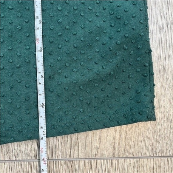 Anthropologie W5 Green Short Sleeve Blouse Size Large - Picture 9 of 9